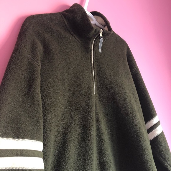 ❗️2/$20❗️ Vintage Olive 3/4 Zip Sweater - Picture 3 of 8